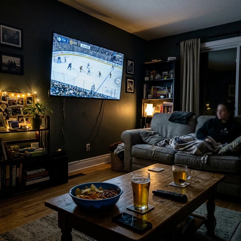Match de hockey avec Meilleur IPTV Québec